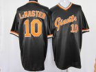 San Francisco Giants 10 LEMASTER black MLB Jerseys