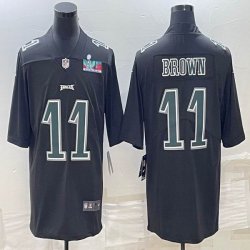 Philadelphia Eagles #11 Carson A.J. Brown black Color Rush Limited Jersey-BD 01