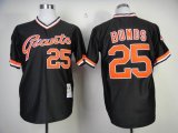 San Francisco Giants Barry Bonds 25 black throwback mlb jersey