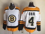 2015 Boston Bruins #4 Bobby Orr white CCM hockey jersey