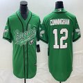 Nike Philadelphia Eagles #12 Randall Cunningham Green baseball jerseys Joint name BD 01