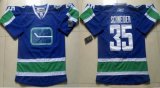 Vancouver Canucks #35 Cory Schneider Blue NHL 3rd Jerseys