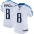 Women Tennessee Titans #8 Marcus Mariota Nike white Color Rush Limited Jersey