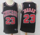 Nike Bulls #23 Michael Jordan black nba basketball Jerseys