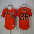 San Francisco Giants 28 Buster Posey orange Flexbase Authentic Collection Jersey