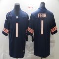 Nike BChicago Bears #1 Justin Fields blue Youth Color Rush Limited Jersey