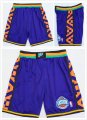 New York Knicks purple throwback nba shorts