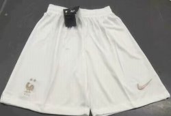 2019-2020 France Thailand version white soccer shorts