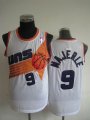 phoenlx Sun MAJERLE 9# white nba jerseys