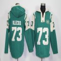 New York Jets #73 Joe Klecko Green NFL Hooded Sweatshirt