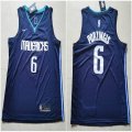 Dallas Mavericks #6 Porzingis dark blue nike nba jerseys-XD