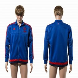 2015 Manchester united blue soccer jacket