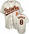 Baltimore Orioles 8 RIPKEN beige mlb jersey