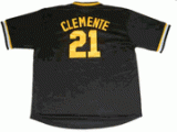 Pittsburgh Pirates 21# Roberto Clemente Black jersey