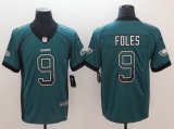 Nike Philadelphia Eagles #9 Nick Foles green fashion Color Rush Limited Jersey