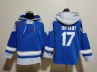 Los Angeles Dodgers #17 Shohei Ohtani blue gray Hooded Sweatshirt