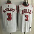 Chicago Bulls #3 Doug McDermott white nba Swingman Jersey