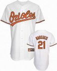 Baltimore Orioles Markakis Home 21# white Jersey