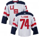 United States 2016 World Cup #74 T.J.Oshie white Hockey jerseys