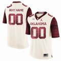 Custom 2018 Oklahoma Sooners white New College Football Jersey with jordan logo