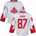 Canada 2016 World Cup #87 Sidney Crosby white Hockey jerseys