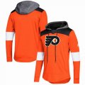 Custom Adidas Philadelphia Flyers orange personality Ice Hockey Hooded Sweatshirt