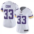 Women Minnesota Vikings #33 Dalvin Cook white Color Rush Limited Jersey