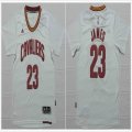 Cleveland Cavaliers LeBron James #23 white Swingman nba shorts jerseys