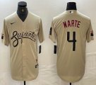 Nike Arizona Diamondbacks #4 Ketel Marte beige majestic mlb jerseys-BD