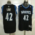 Minnesota Timberwolves #42 Kevin Love Revolution 30 Swingman Alternate Jersey