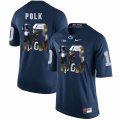 Custom Penn State #10 Brandon Polk blue fashion college football jersey