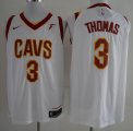 Nike Cleveland Cavaliers #3 Isaiah Thomas white nba basketball jersey