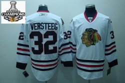 Chicago Blackhawks 32# VERSTEEG white NHL Jerseys