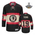 Chicago Blackhawks #19 Jonathan Toews Black nhl jersey