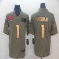 Arizona Cardinals #1 Kyler Murray green gold Nike Camo 2019 Salute to Service Limited Jersey