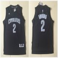 Cleveland Cavaliers #2 Kyrie Irving black fashion basketball jersey