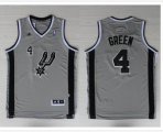 Adidas San Antonio Spurs Danny Green 4 gray NBA Jerseys