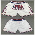 East NBA All-Star white nba shorts with pocket-TY