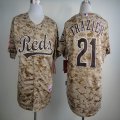 Cincinnati Reds Todd Frazier #21 camo baseball jerseys