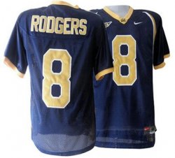 NCAA 8# RODGERS blue jersey