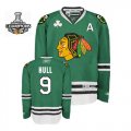 Chicago Blackhawks #9 HULL Green NHL Jerseys