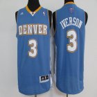 Denver Nuggets #3 Allen Iverson throwback light blue nba jerseys