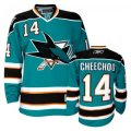 NHL San Jose Sharks #14 Jonathan Cheechoo Green Jersey