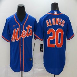 Nike New York Mets #20 Pete Alonso blue majestic mlb baseball jersey