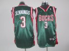 Milwaukee Bucks JENNINGS 3 green nba jerseys