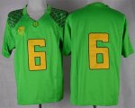 Oregon Ducks Charles Nelson 6 NCAA Limit Football Jersey - Apple Green