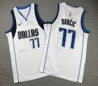 Youth Nike Dallas Mavericks #77 Luca Doncic white nba jerseys -XD