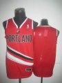 Portland Trailblazers blank red NBA basketball jersey