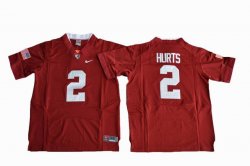 2016 Youth Alabama Crimson Tide Jalen Hurts 2 College Football Pro Combat Jersey - Crimson