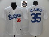 Nike Los Angeles Dodgers #35 Cody Bellinger white majestic baseball Jersey